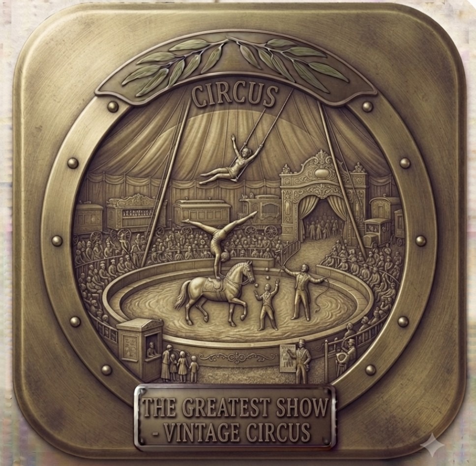 Circus trip icon