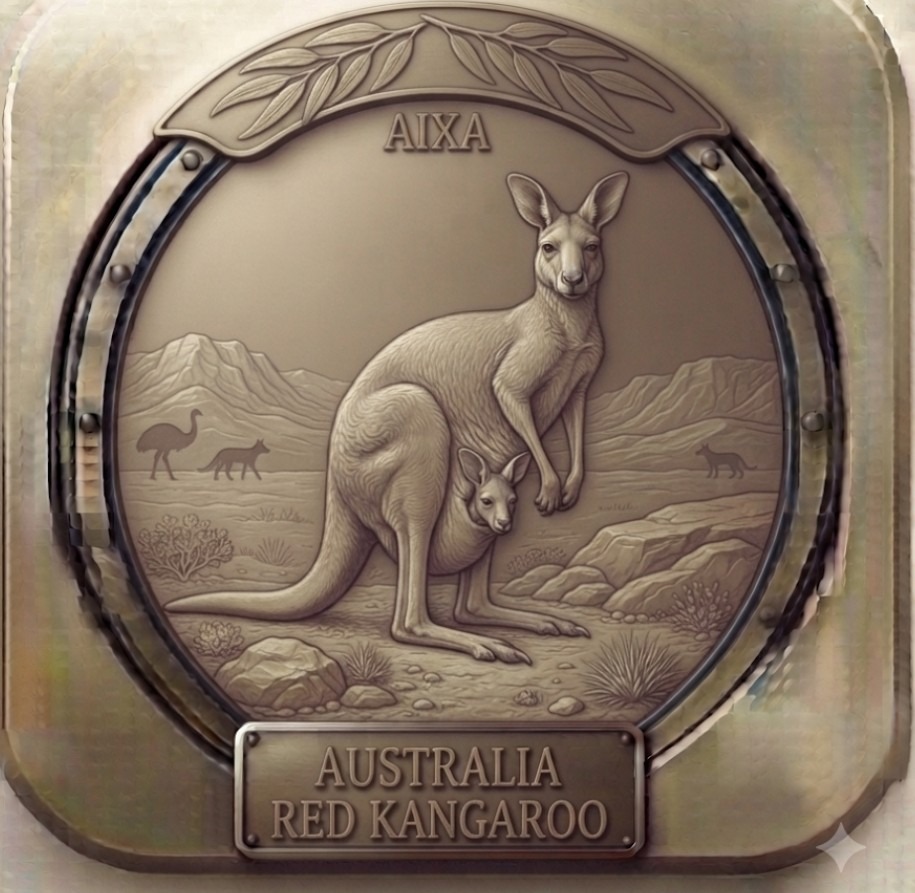 Australia Red Kangaroo trip icon